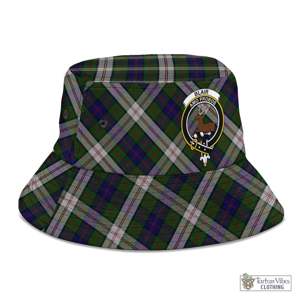 Tartan Vibes Clothing Blair Dress Tartan Bucket Hat with Family Crest