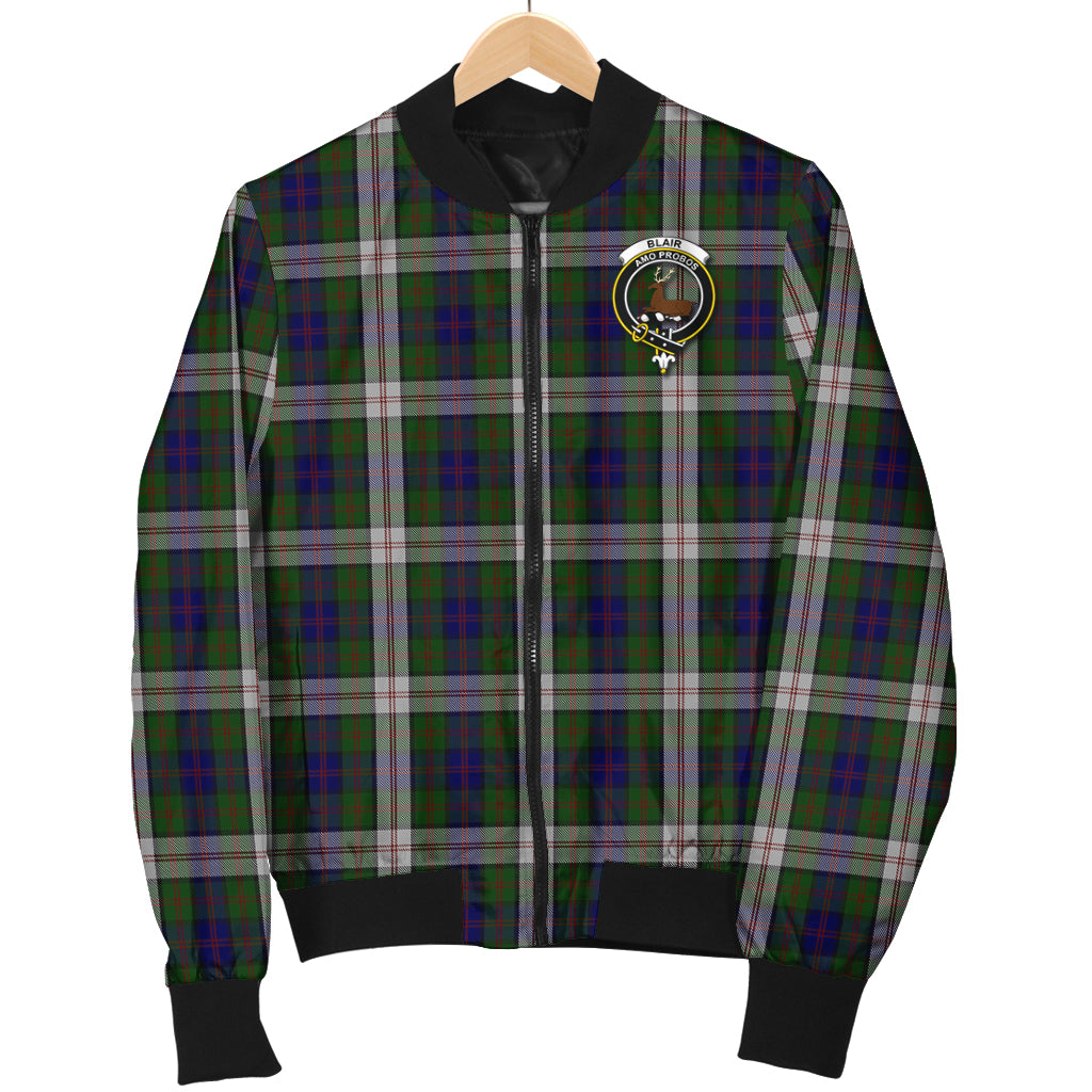 Blair Dress Tartan Bomber Jacket with Family Crest - Tartanvibesclothing