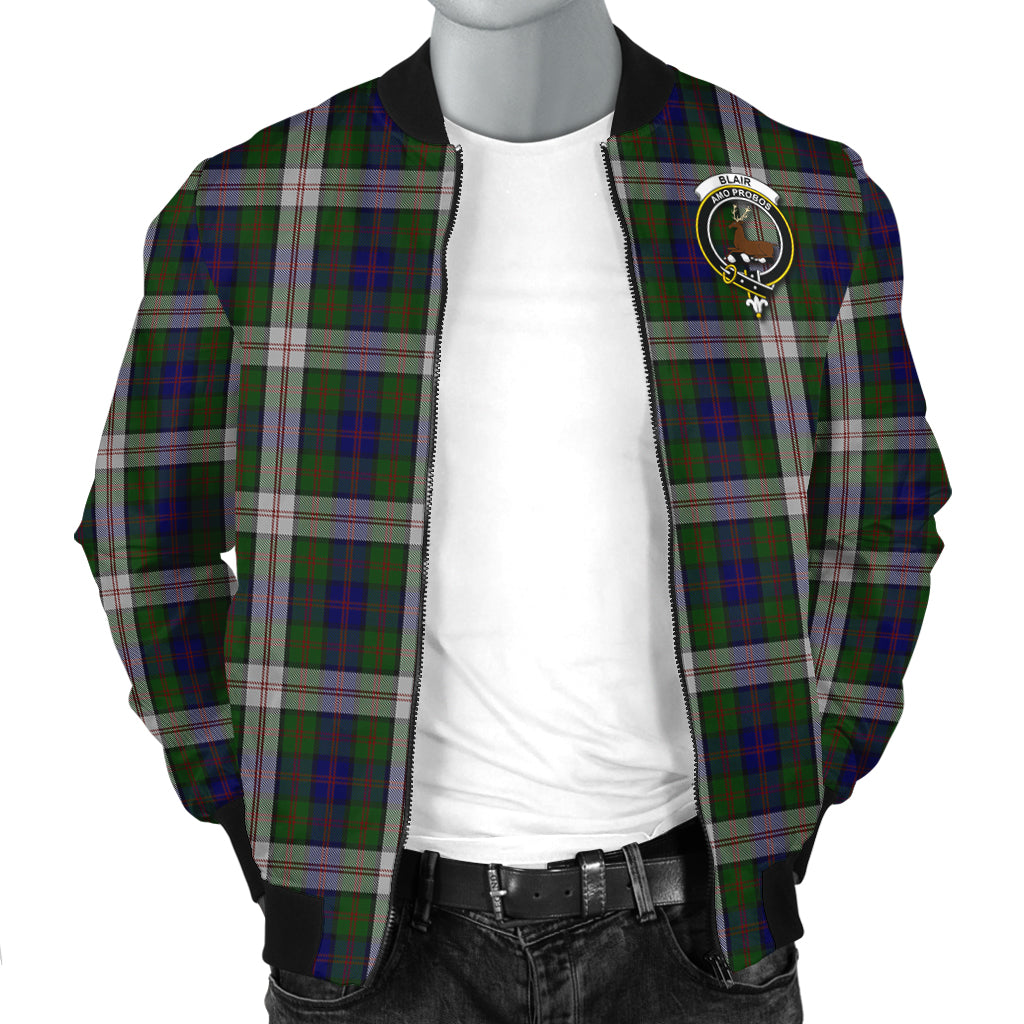 Blair Dress Tartan Bomber Jacket with Family Crest - Tartanvibesclothing