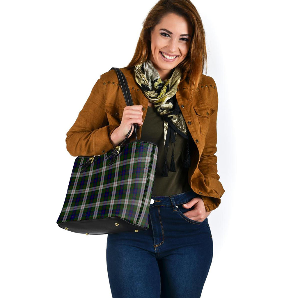 Blair Dress Tartan Leather Tote Bag - Tartanvibesclothing