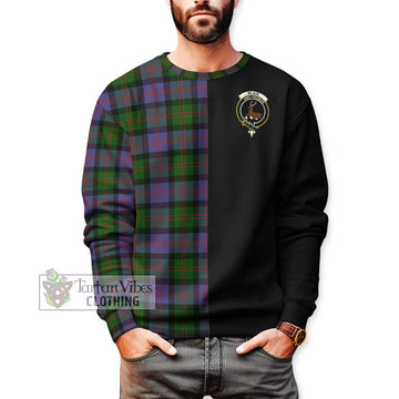 Blair Modern Tartan Sweatshirt with Family Crest and Half Of Me Style