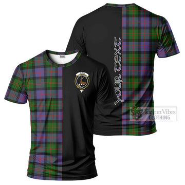 Blair Modern Tartan T-Shirt with Family Crest and Half Of Me Style