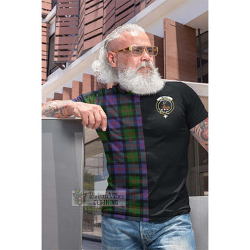 Blair Modern Tartan Cotton T-shirt with Family Crest and Half Of Me Style