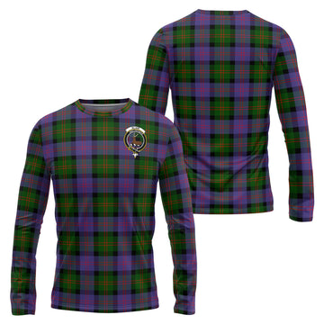 Blair Modern Tartan Long Sleeve T-Shirt with Family Crest