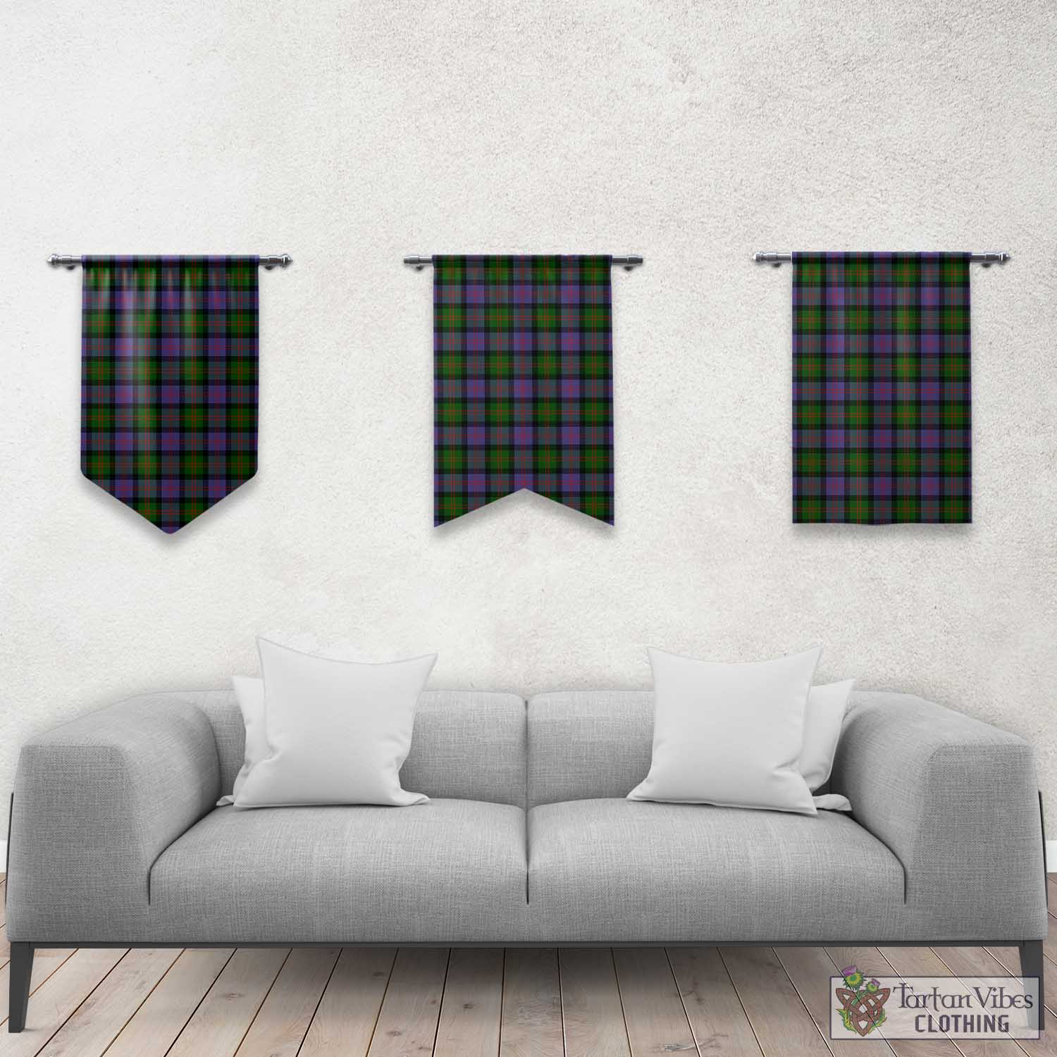 Tartan Vibes Clothing Blair Modern Tartan Gonfalon, Tartan Banner