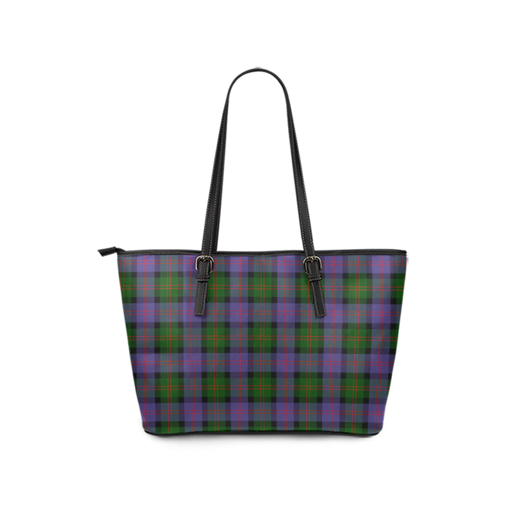 Blair Modern Tartan Leather Tote Bag - Tartanvibesclothing