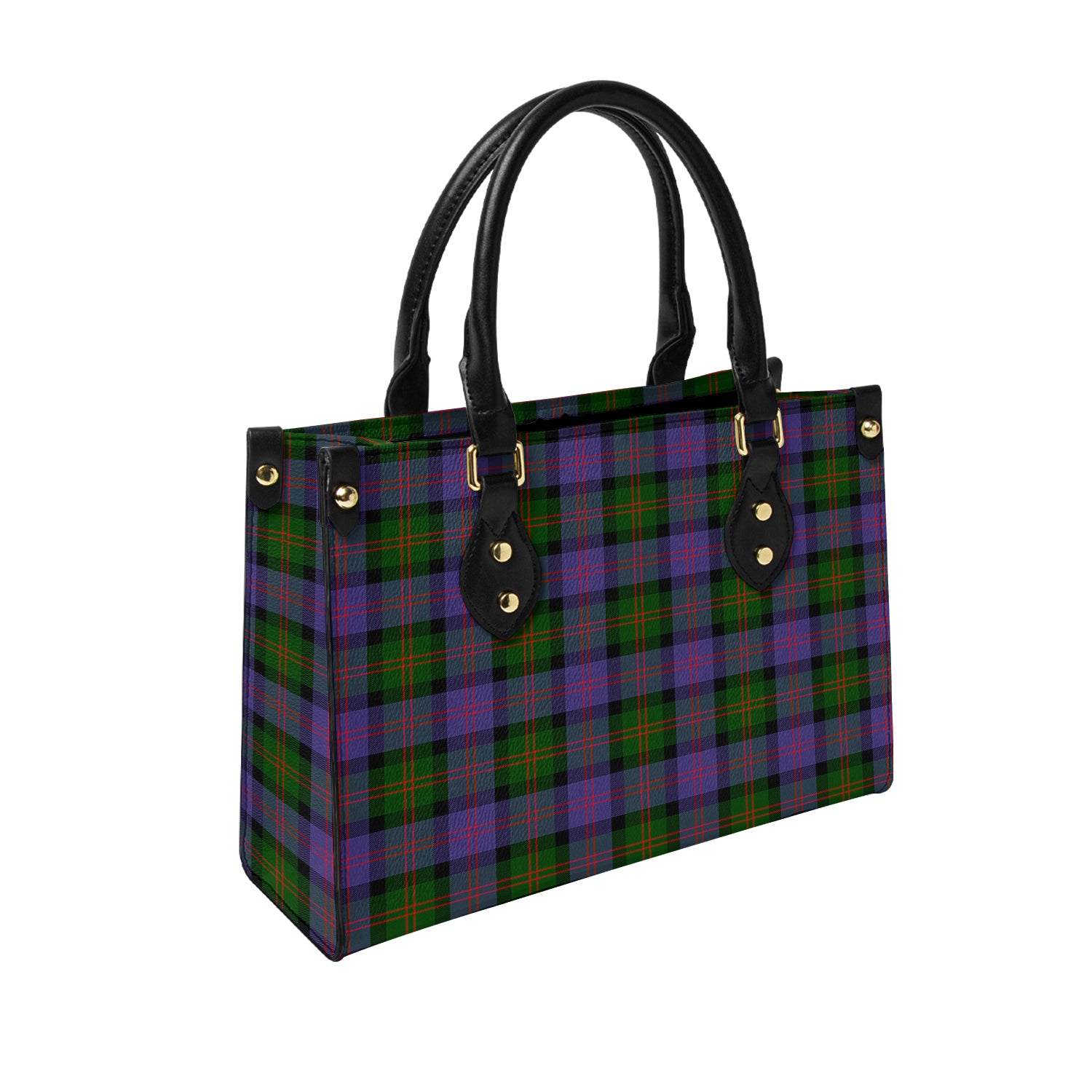 Blair Modern Tartan Leather Bag - Tartanvibesclothing