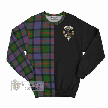 Blair Modern Tartan Sweatshirt with Family Crest and Half Of Me Style