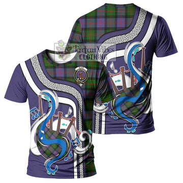 Blair Modern Tartan T-Shirt with Epic Bagpipe Style