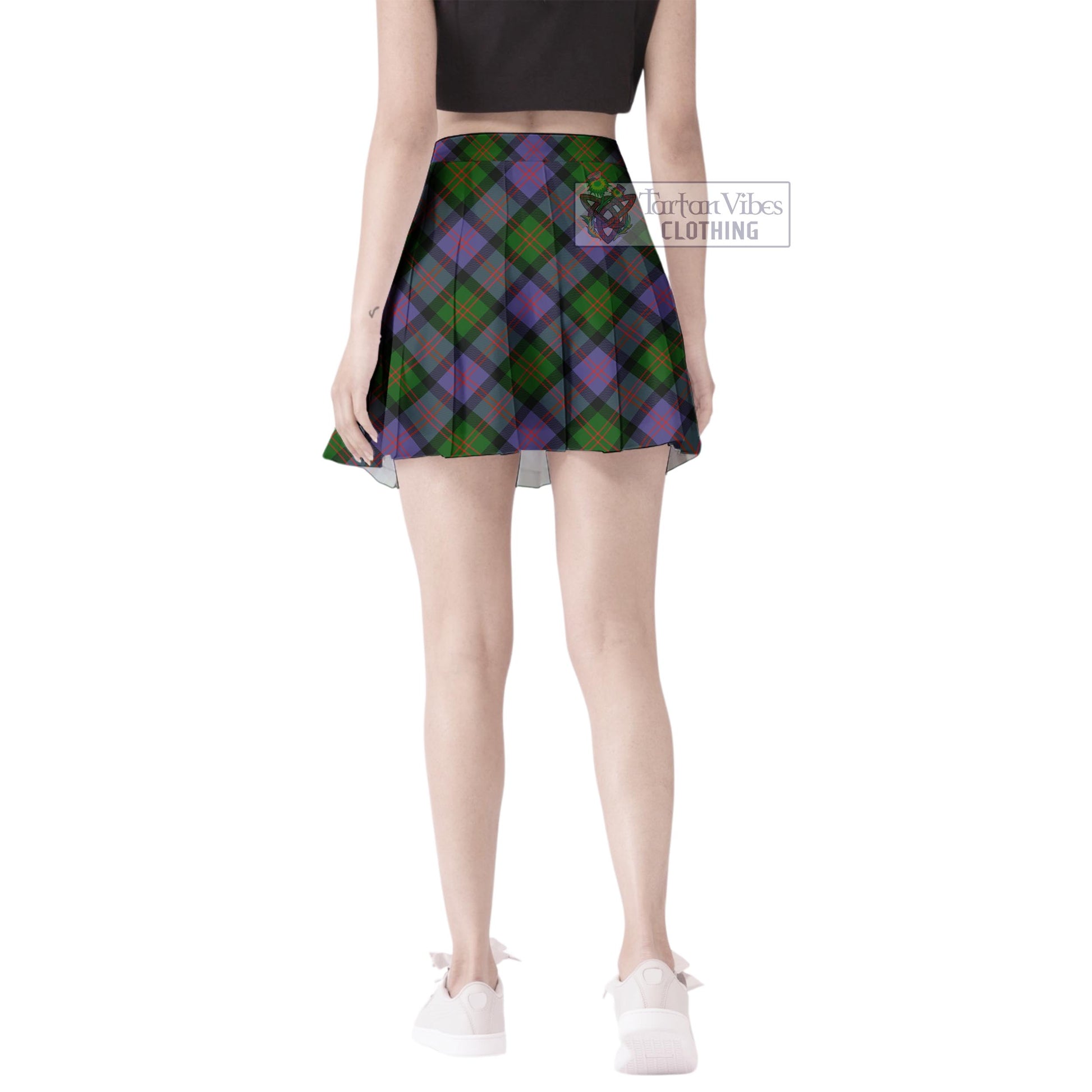 Tartan Vibes Clothing Blair Modern Tartan Women's Plated Mini Skirt