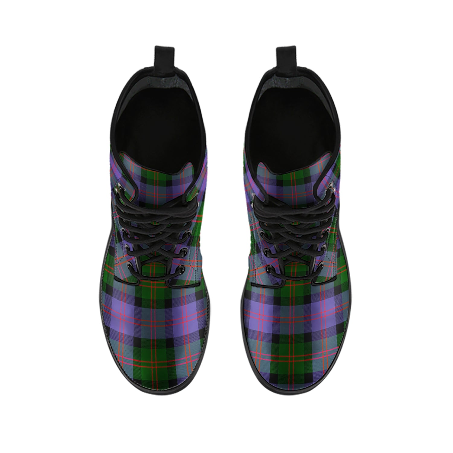 Blair Modern Tartan Leather Boots - Tartanvibesclothing