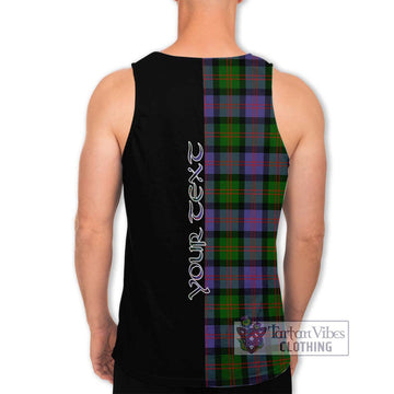 Blair Modern Tartan Men's Tank Top with Family Crest and Half Of Me Style