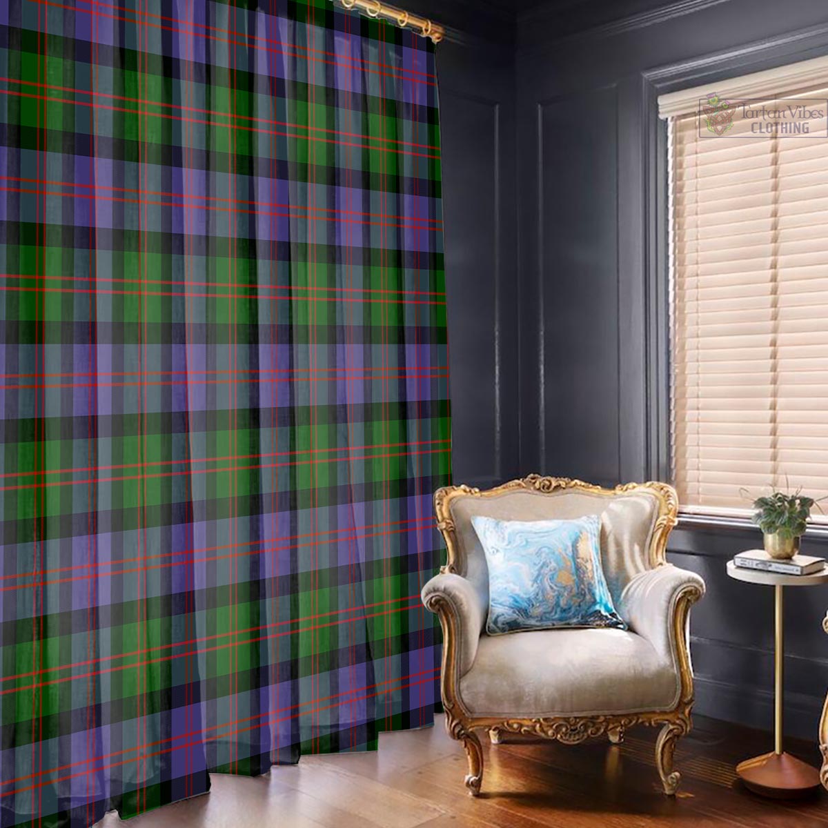 Blair Modern Tartan Window Curtain