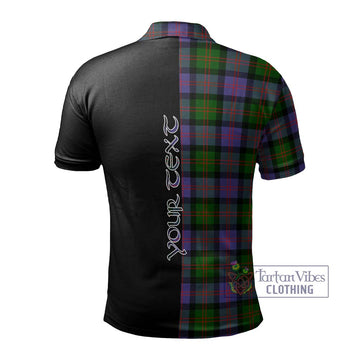 Blair Modern Tartan Polo Shirt with Family Crest and Half Of Me Style