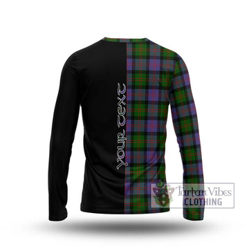 Blair Modern Tartan Long Sleeve T-Shirt with Family Crest and Half Of Me Style