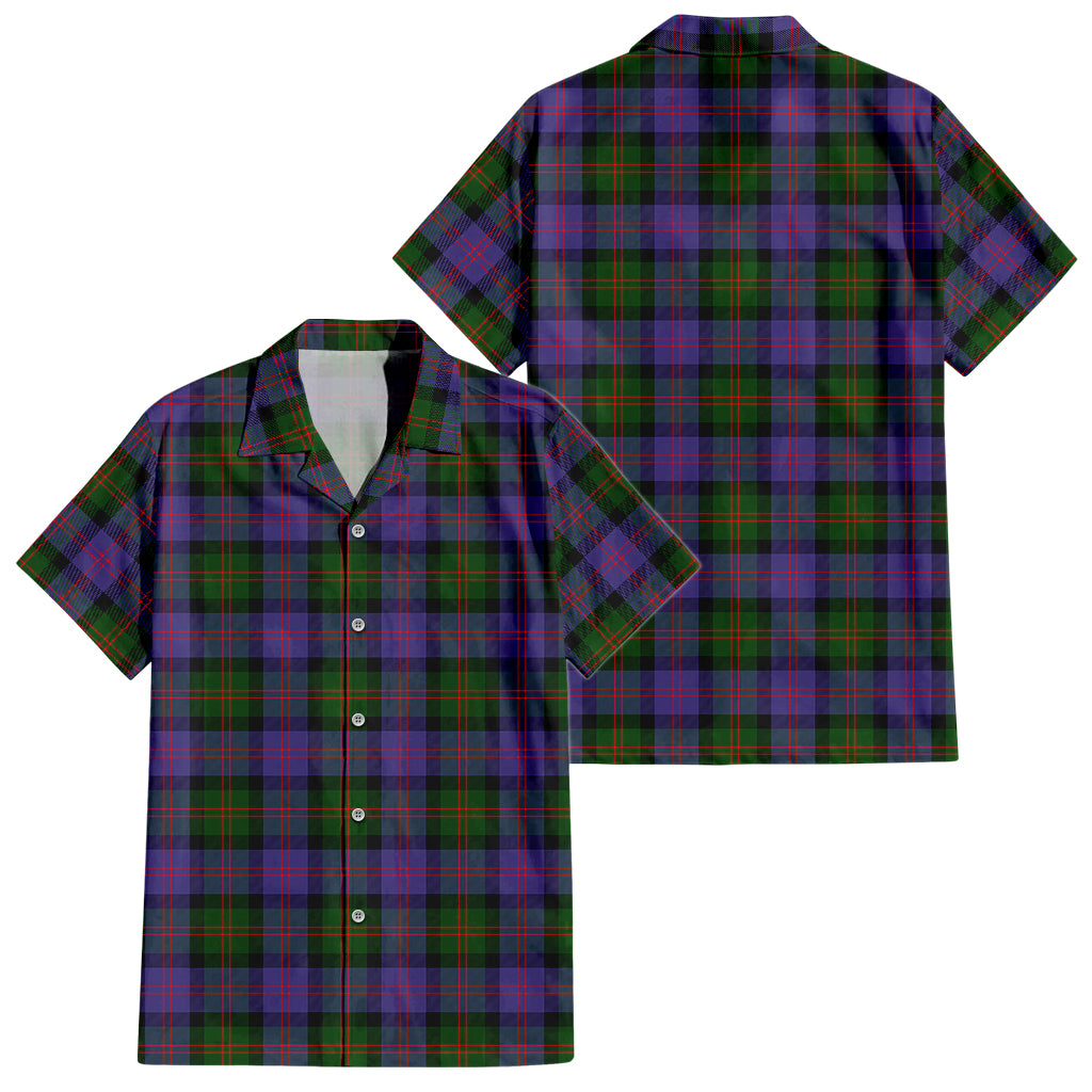 Blair Modern Tartan Short Sleeve Button Down Shirt - Tartanvibesclothing