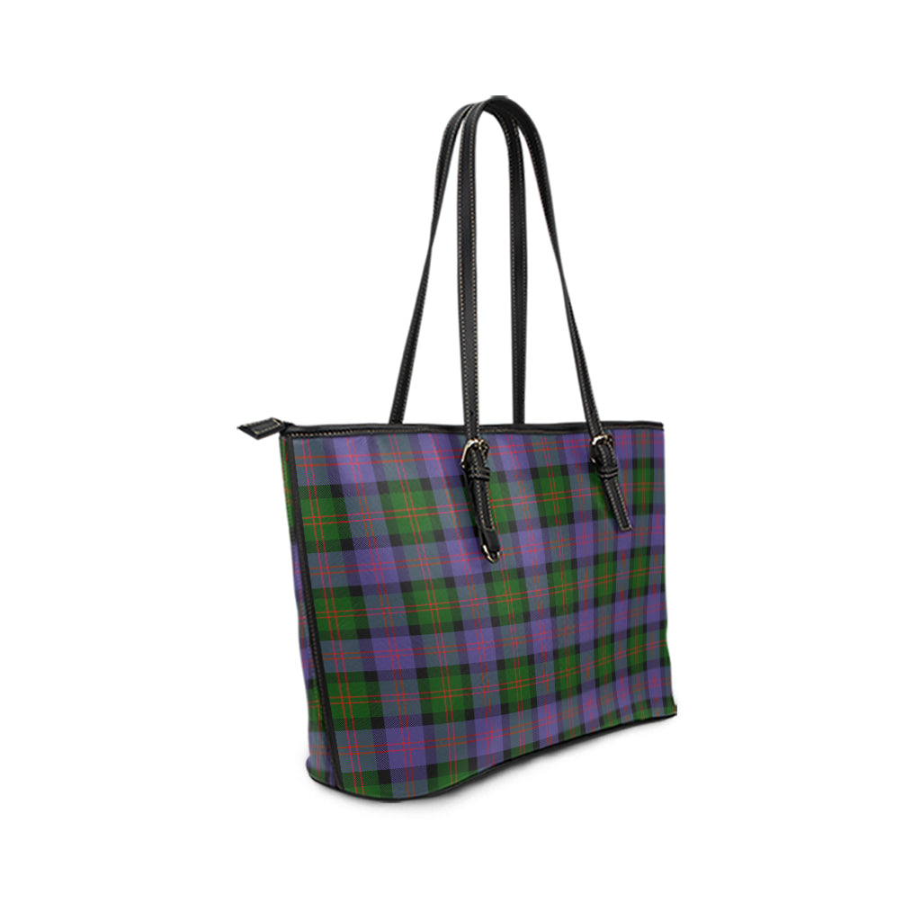 Blair Modern Tartan Leather Tote Bag - Tartanvibesclothing