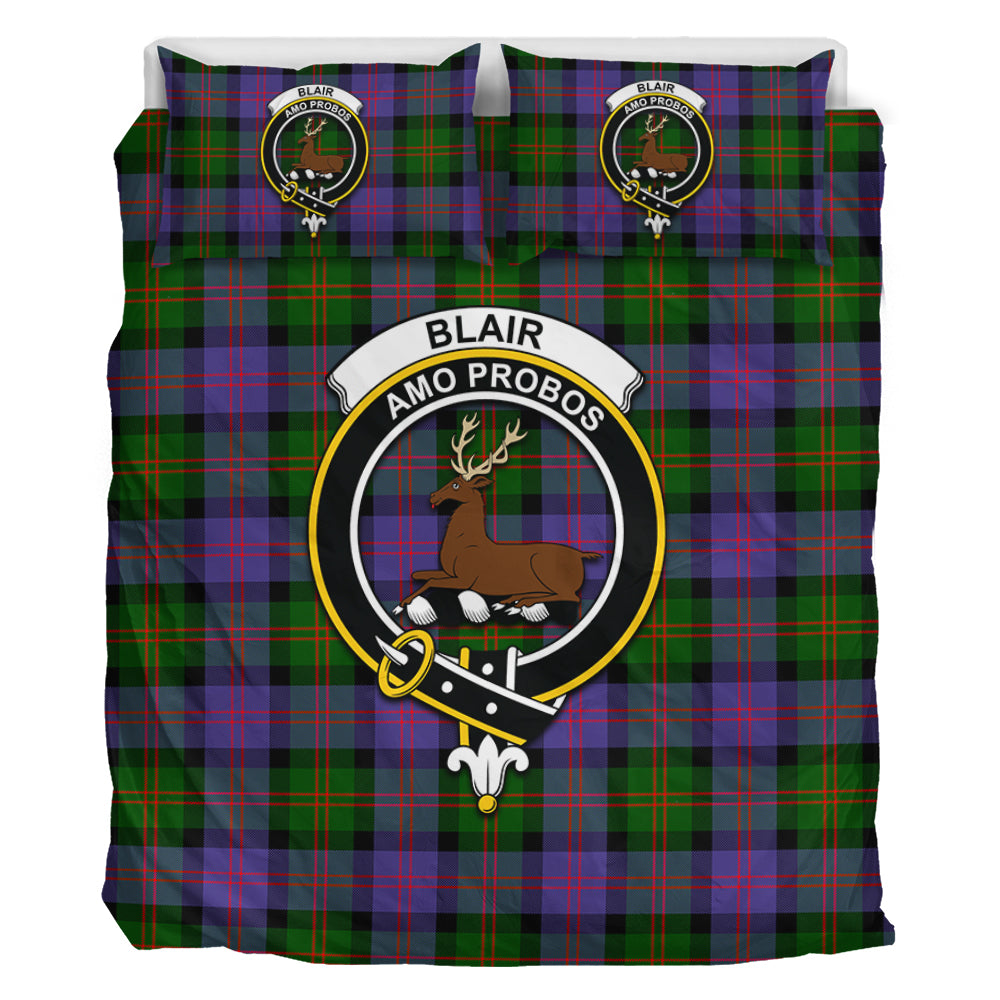 Blair Modern Tartan Bedding Set with Family Crest - Tartan Vibes Clothing