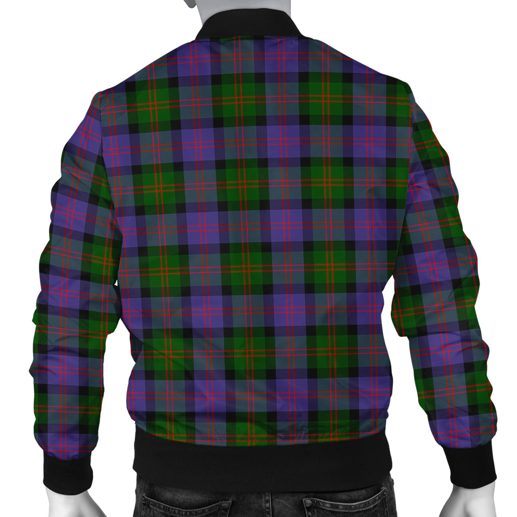 Blair Modern Tartan Bomber Jacket with Family Crest - Tartanvibesclothing