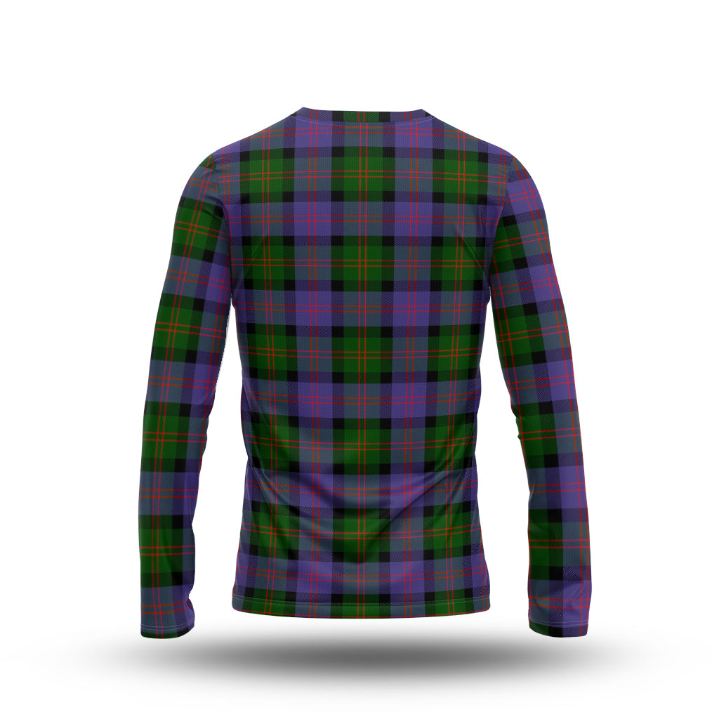 Blair Modern Tartan Long Sleeve T-Shirt with Family Crest - Tartanvibesclothing