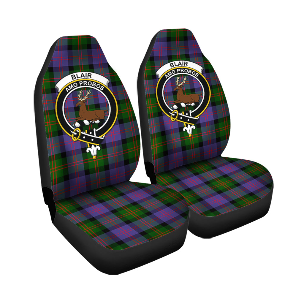 Blair Modern Tartan Car Seat Cover with Family Crest - Tartanvibesclothing