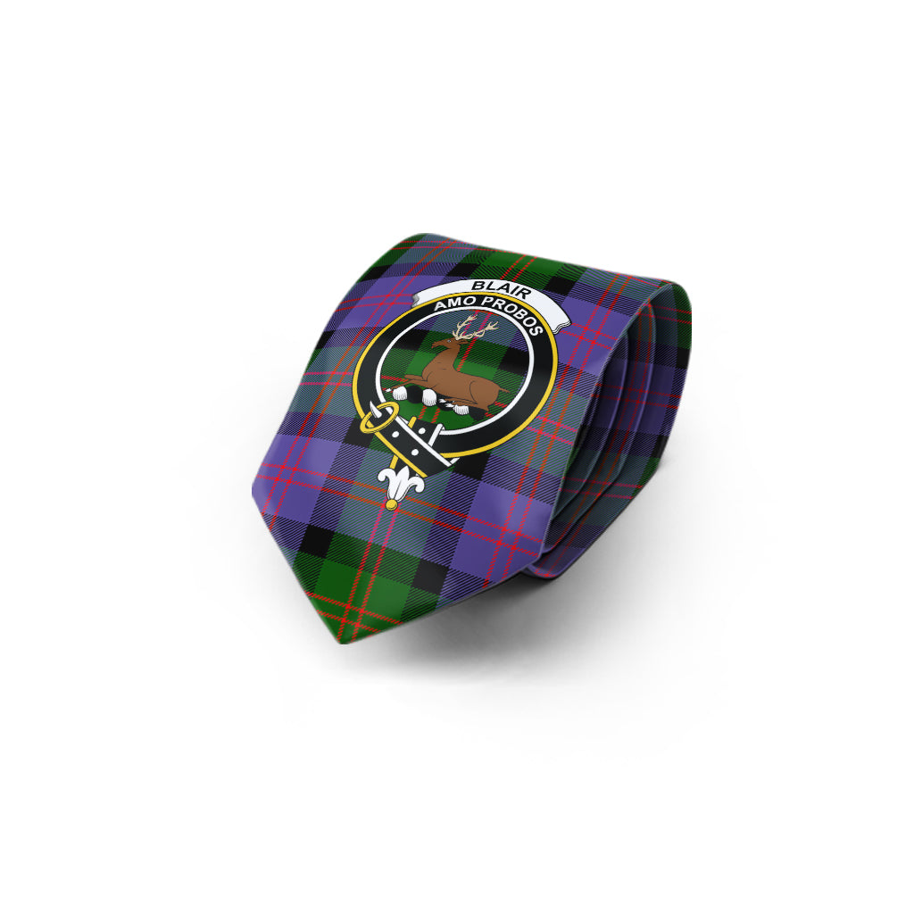 Blair Modern Tartan Classic Necktie with Family Crest - Tartan Vibes Clothing