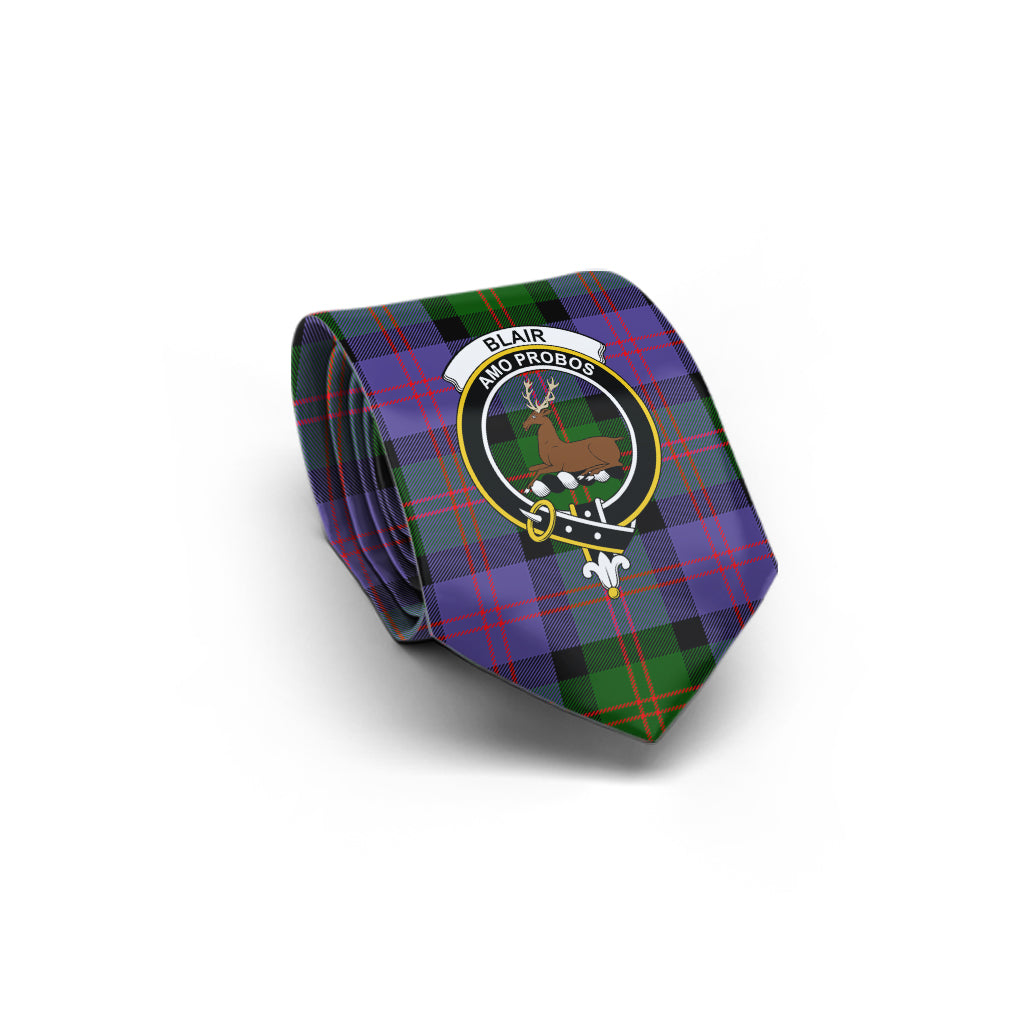 Blair Modern Tartan Classic Necktie with Family Crest - Tartan Vibes Clothing