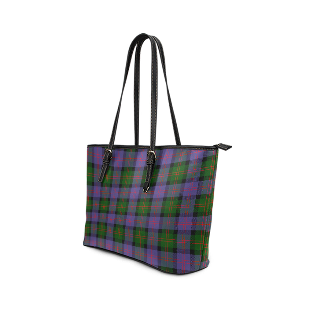 Blair Modern Tartan Leather Tote Bag - Tartanvibesclothing