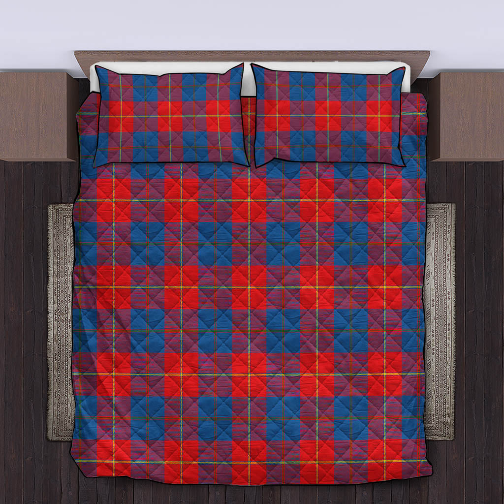 Blane Tartan Quilt Bed Set King - Tartan Vibes Clothing