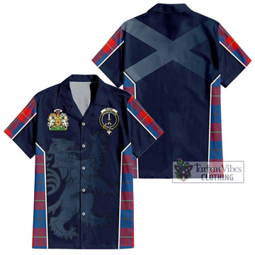 Blane Tartan Hawaiian Shirt with Family Crest and Lion Rampant Vibes Sport Style Kid - Tartan Vibes Clothing