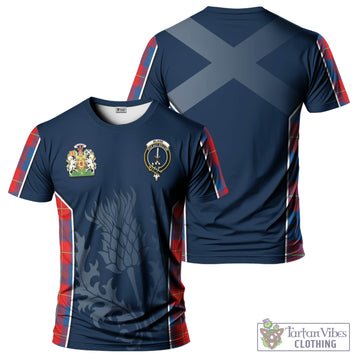 Blane Tartan T-Shirt with Family Crest and Scottish Thistle Vibes Sport Style