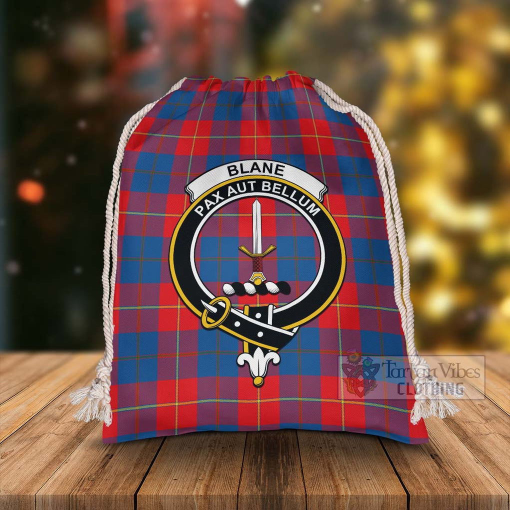 Tartan Vibes Clothing Blane Tartan Christmas Santa's Bag with Family Crest