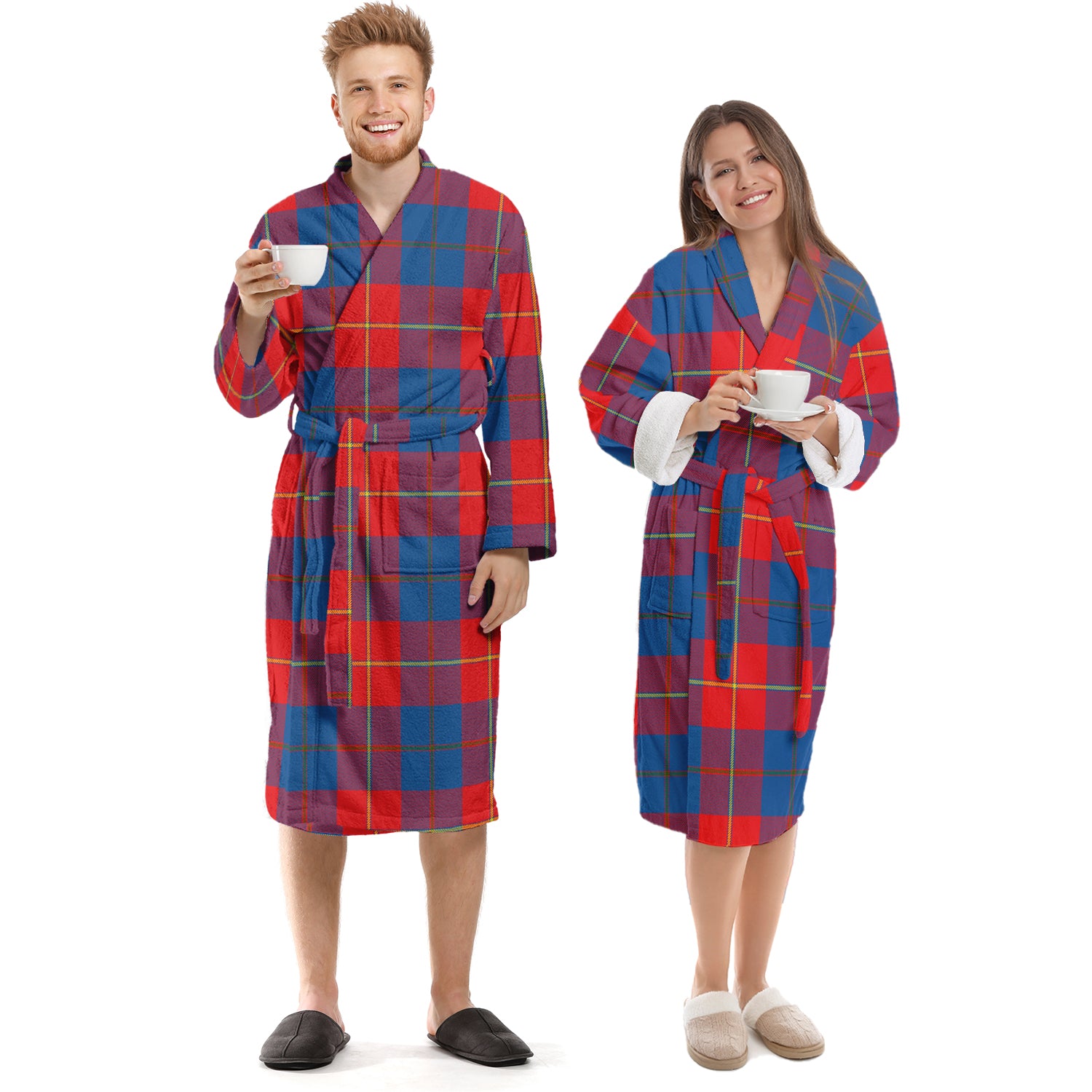 Blane Tartan Bathrobe Unisex S - Tartan Vibes Clothing