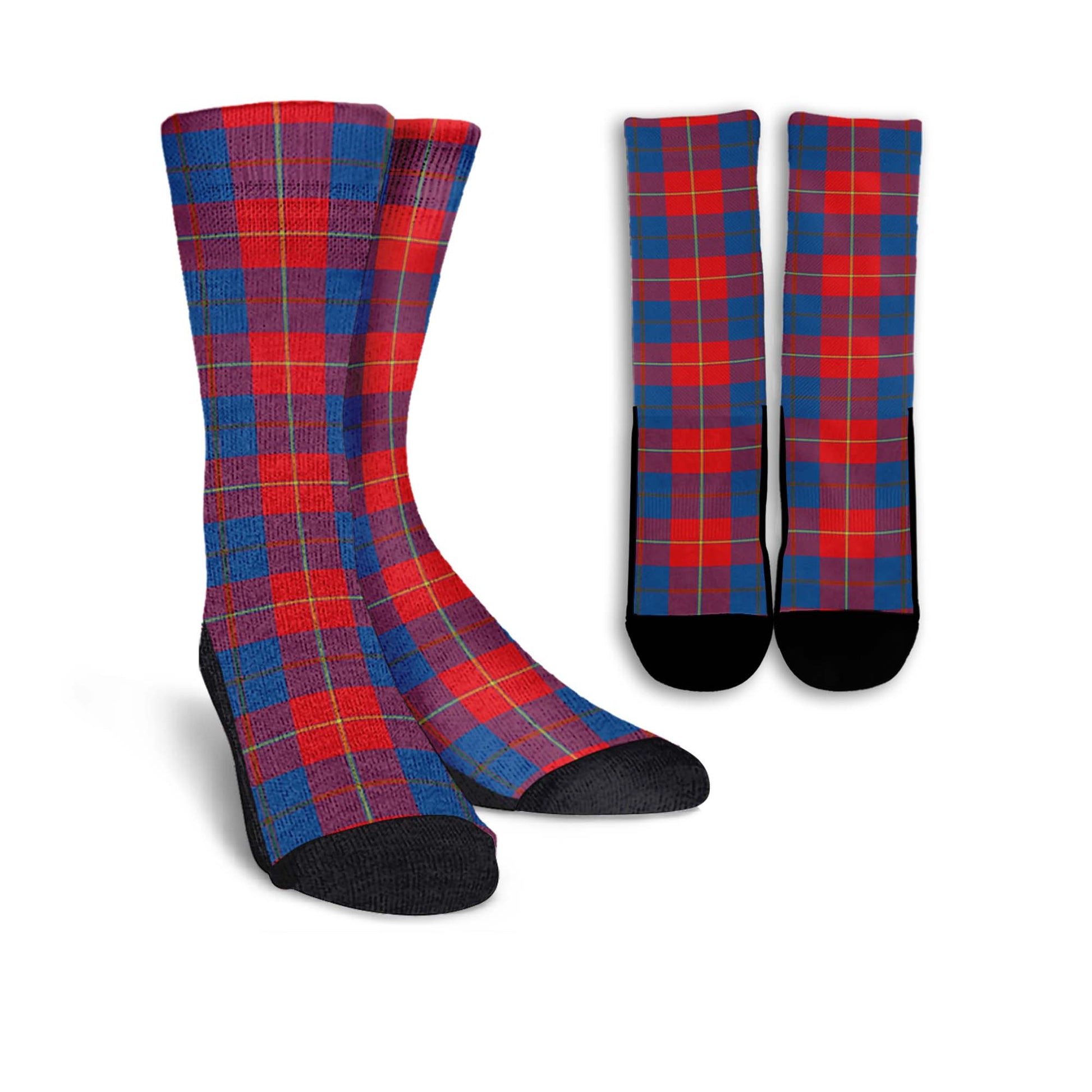 Blane Tartan Crew Socks - Tartanvibesclothing