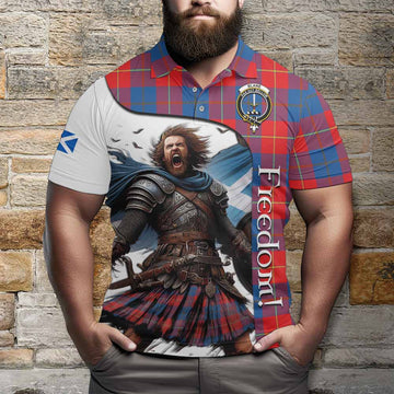 Blane Crest Tartan Polo Shirt Inspired by the Freedom of Scottish Warrior