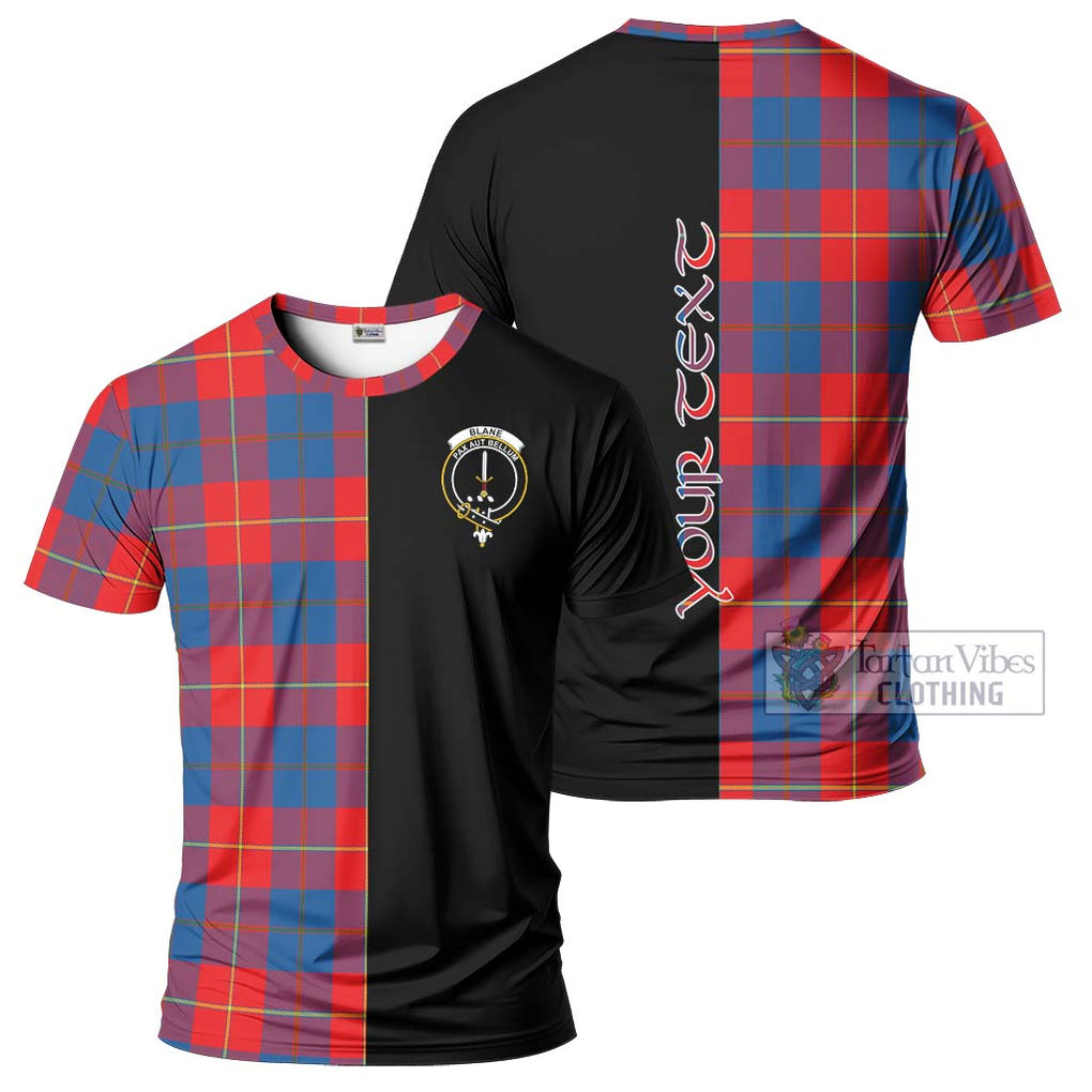 Blane Tartan T-Shirt with Family Crest and Half Of Me Style Kid's Shirt - Tartanvibesclothing Shop