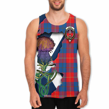 Blane Tartan Family Crest Men's Tank Top Scottish Thistle Celtic Inspired Men - Tartan Vibes Clothing