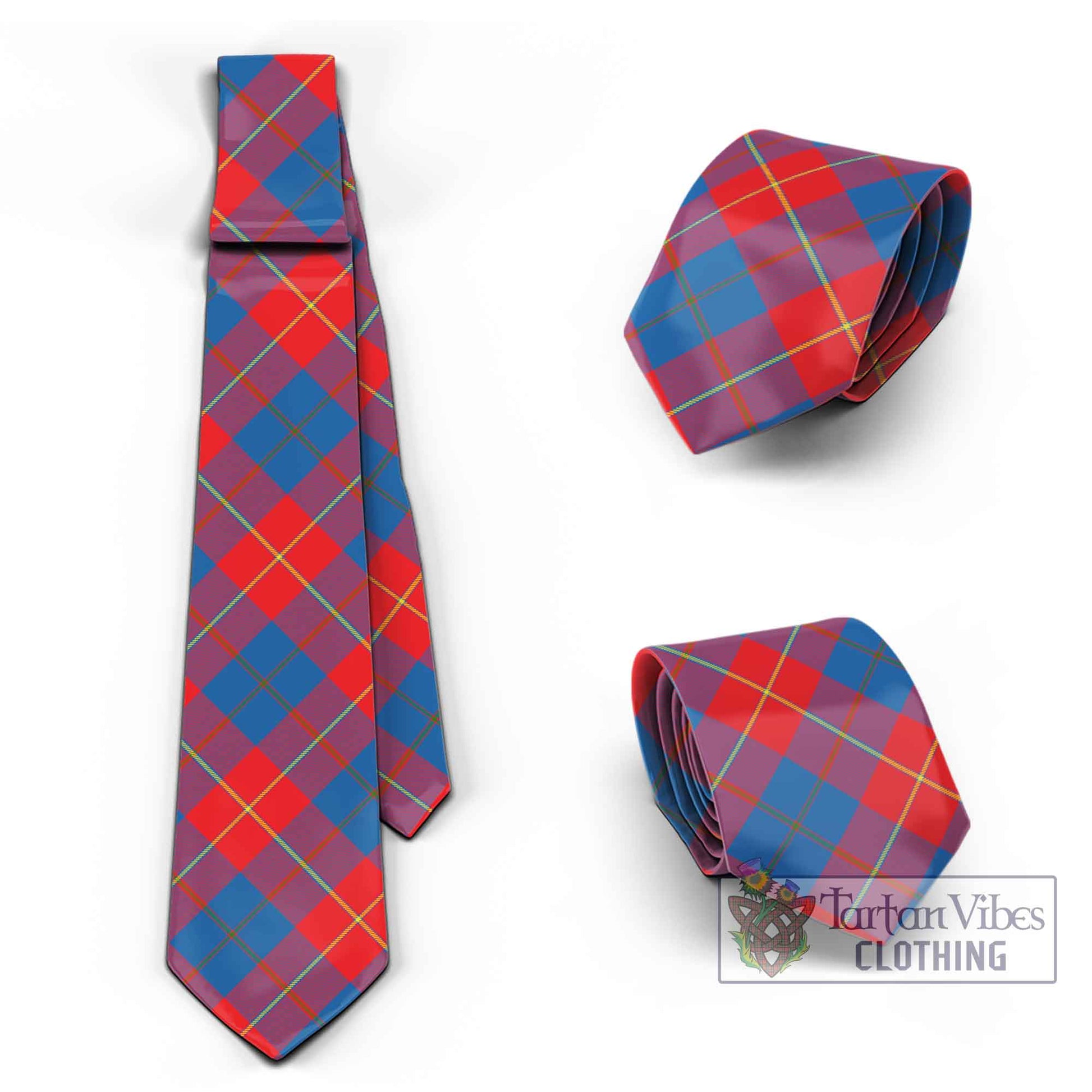 Tartan Vibes Clothing Blane Tartan Classic Necktie Cross Style