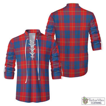 Blane Tartan Men's Scottish Traditional Jacobite Ghillie Kilt Shirt Men - Tartan Vibes Clothing