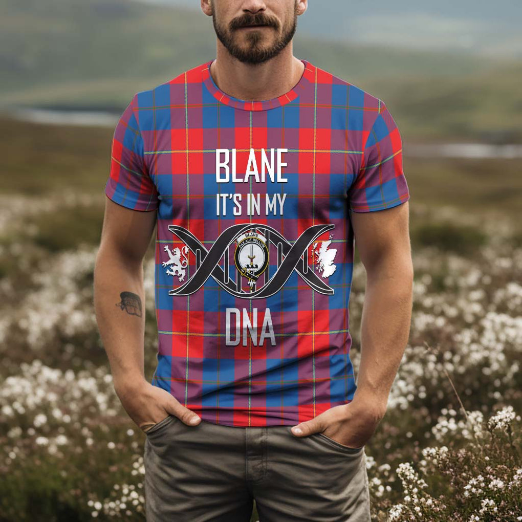 Blane Tartan T-Shirt with Family Crest DNA In Me Style Kid's Shirt - Tartan Vibes Clothing