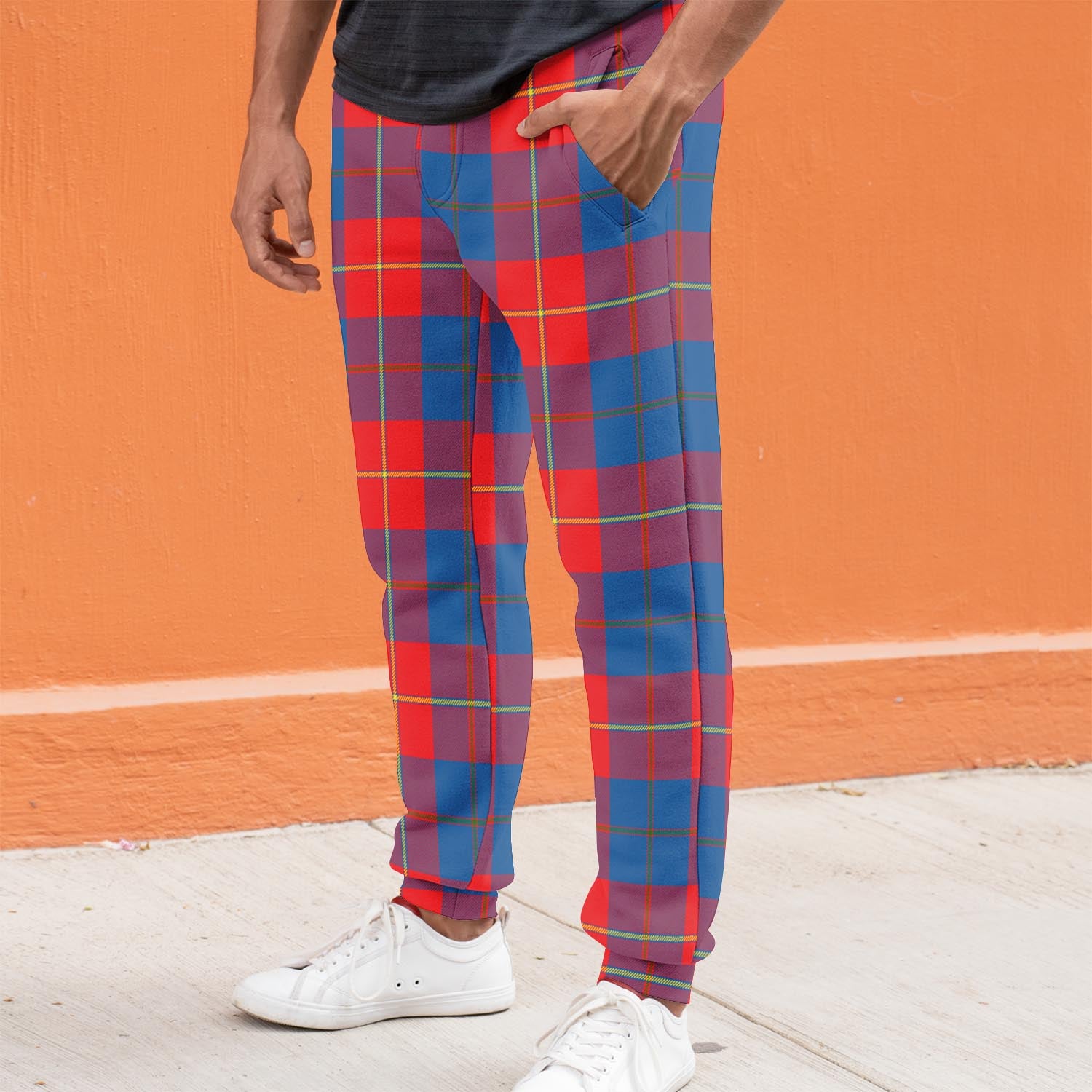 Blane Tartan Joggers Pants S - Tartan Vibes Clothing