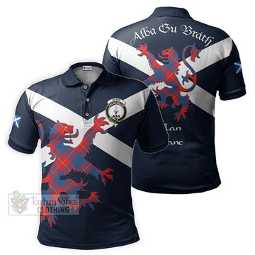 Blane Tartan Lion Rampant Polo Shirt Proudly Display Your Heritage with Alba Gu Brath and Clan Name