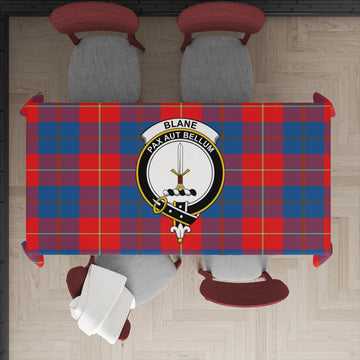 Blane Tartan Tablecloth with Family Crest