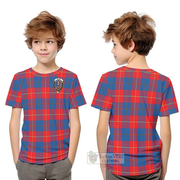 Blane Tartan Kid T-Shirt with Family Crest Youth XL Size14 - Tartan Vibes Clothing