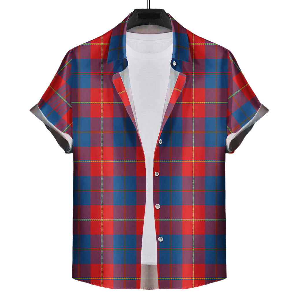 Blane Tartan Short Sleeve Button Down Shirt - Tartanvibesclothing