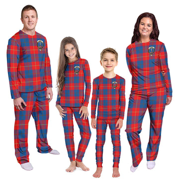 Blane Tartan Pajamas Family Set with Family Crest