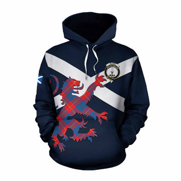 Blane Tartan Lion Rampant Cotton Hoodie Proudly Display Your Heritage with Alba Gu Brath and Clan Name