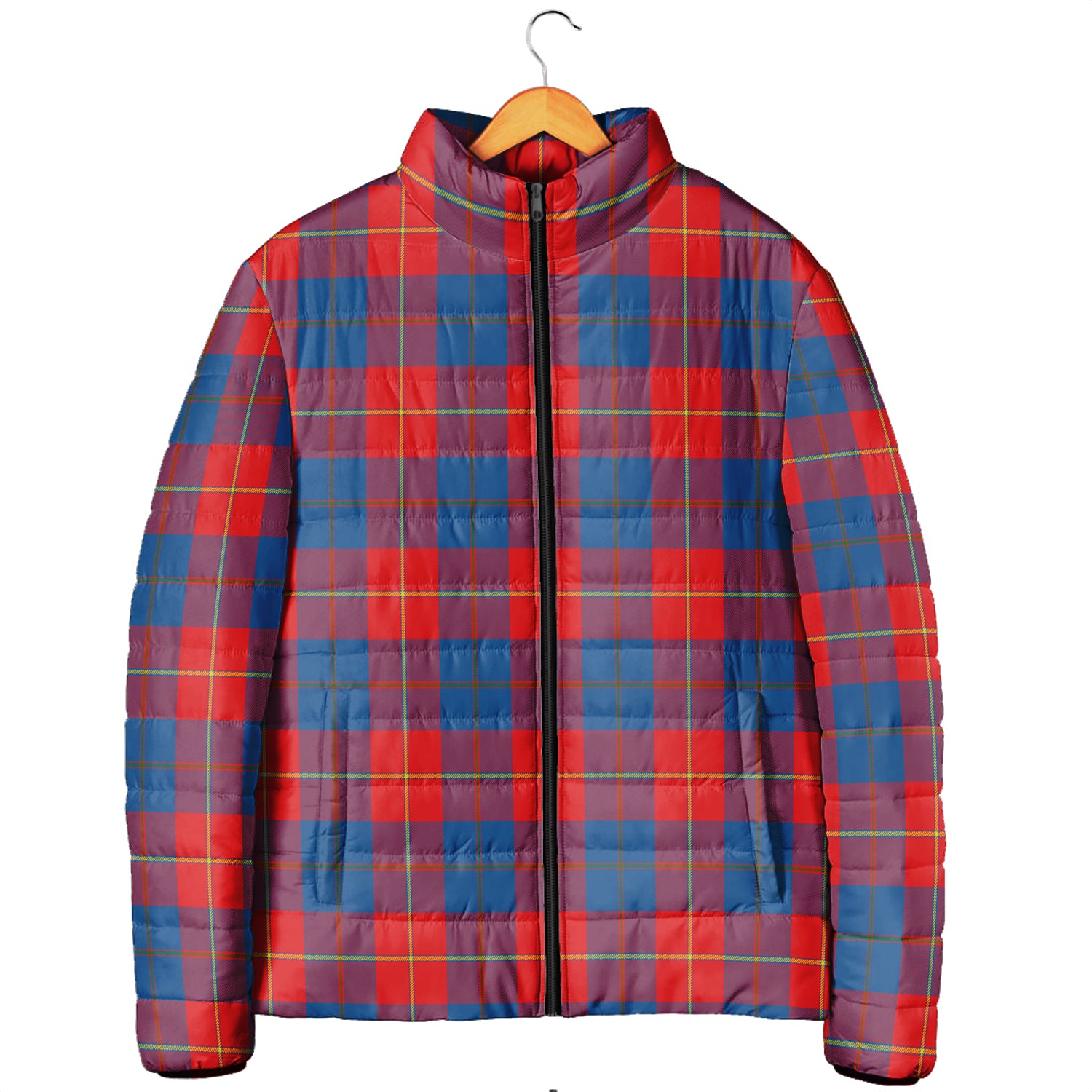 Blane Tartan Padded Jacket Men's Padded Jacket - Tartan Vibes Clothing