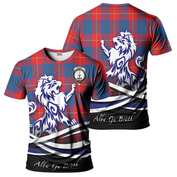 Blane Tartan T-Shirt with Alba Gu Brath Regal Lion Emblem