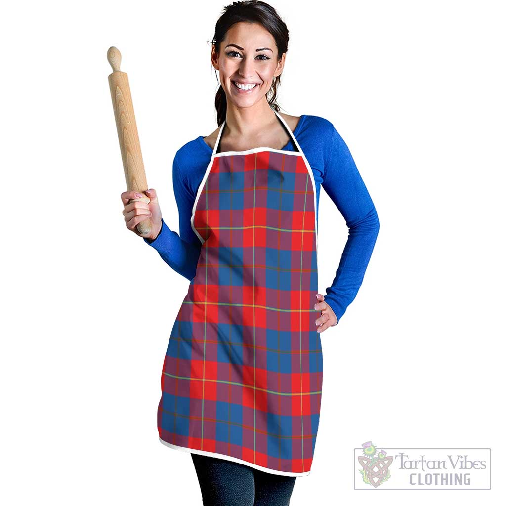 Blane Tartan Apron White - Tartan Vibes Clothing